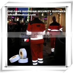 High Light Silver T/C Fabric Reflective Tape for Cloth thumbnail-1