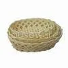 Oval Storage Basket in Milk Yellow, Made of Plastic Rattan, Used for Packing and Storage thumbnail-1