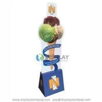 Eye-catching POP up Advertising Display, Cardboard Advertising Display Stands for Ice-cream Advertising thumbnail-1