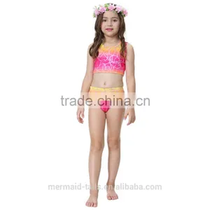 Girls Summer Surfing Beach Holiday Bathing Fashion Mermaid Bikini Sets thumbnail-4