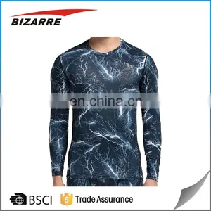 Custom Camo Designed Long Sleeve t Shirt for Men's Gym Wear Bodybuilding Crossfit t Shirt thumbnail-1