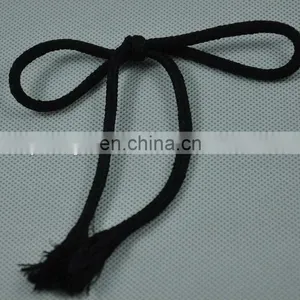 Black Cotton Braided Rope thumbnail-1