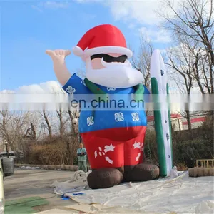 Advertising Outdoor Airblowing Christmas Inflatable Santa Claus for Christmas Decoration thumbnail-4