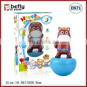 Baby Plastic Roly Poly Toy (Happy Circus) thumbnail-3