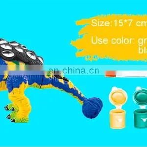 Kids Mini Painting Dinosaur Figure New Toy Preschool Educational Toys thumbnail-3
