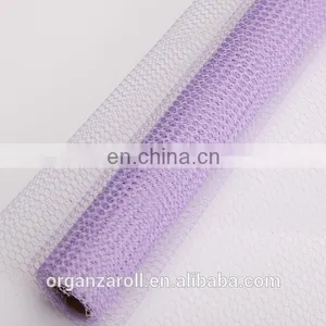 2016 Multicolor Raffia Floral Deco Mesh Popular in European Countries thumbnail-2