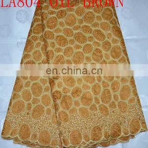 High Quality Swiss Voile Lace Fabric(FL804) African Heavy Lace thumbnail-5