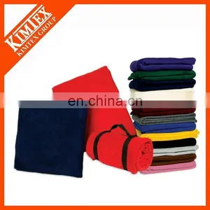 100 Polyester Micro Fibre Polar Fleece Picnic Blanket thumbnail-1