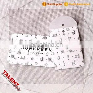 Custom Brand Name Logo Tag and Printed Paper Spare Button Bag for Clothing thumbnail-2