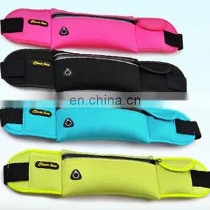 Custom Promotional Blue Polyester Nylon Sports Bag With Zipper for Extra Security for Running thumbnail-2