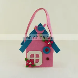 New Design Non-woven Fabric Basket With Bird Decorations thumbnail-1