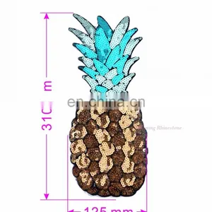 Big Size! Angel Wings Tiger Rose Flower Sequined Patches Embroidered Patch Sew On Women Motif Appliques thumbnail-4