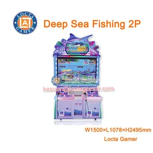 Zhongshan Amusement Equipment Redemption Deep Sea Fishing 2P Shooting Fish Hunting Game Machine thumbnail-1
