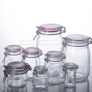 Airtight Wire Bail Glass Containers thumbnail-1
