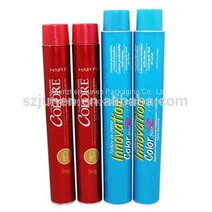Customized Squeeze Aluminum Hair Dye Packaging Tube thumbnail-1