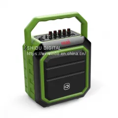 New Product 30w Karaoke Bluetooth Speaker With FM Radio and Flashing DJ Lights thumbnail-3