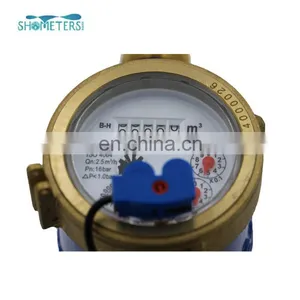 Dn20 Dry Dial Type Cold Brass Water Meter With Pulse Output thumbnail-6