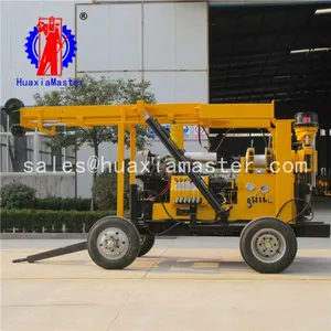 Hot Drill Rig XYX-3 Wheeled Hydraulic Water Well Drilling Rig/Wheel Type Geological Drill Rig Manufacturer thumbnail-4