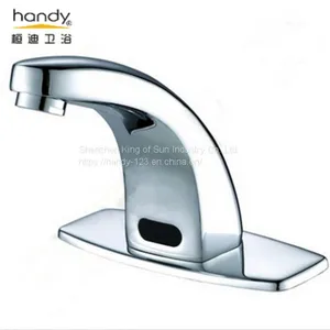 Chrome Single Cold Sensor Bathroom Basin Faucet thumbnail-1