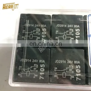 Auto Parts Black Relay 80a 24v 5pin JD2914 Waterproof Car Relay for Sale thumbnail-3