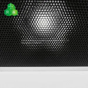 Suzhou Besin Oblique Hole Aluminum Honeycomb Core Substrate Activated Carbon Efficient Decomposition Adsorption Filter thumbnail-2