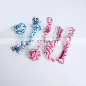 Amazon Hot Selling 4 Pack Rope Pet Dog Toys Set for Puppy thumbnail-2