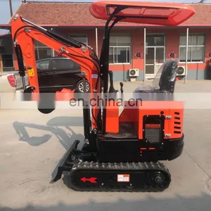 1 Ton Mini Excavator Rake Bucket Small Excavator thumbnail-2