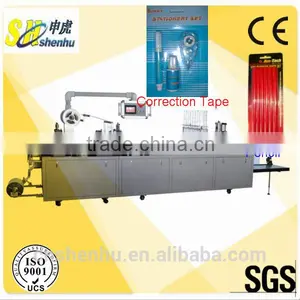 Automatic Correction Tape and Pen PVC-Paper Card Blister Packing Machine thumbnail-1