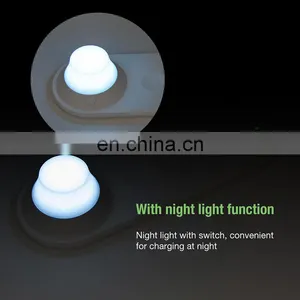 Wireless Charging Lamp New Trends In 2020 Amazon Best Seller 2 In 1 Universal Wireless Charger Wireless Fast Charging thumbnail-3