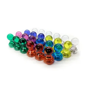 Transparent Colorful Plastic Magnetic Push Pins NdFeB Magnet thumbnail-4