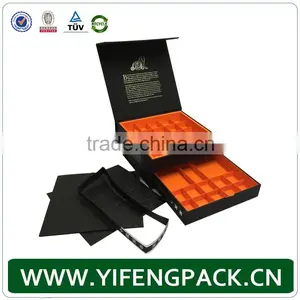 Matte Black Leather Paper Soft Touch Feeling Luxury Chocolate Packaging Boxes thumbnail-1