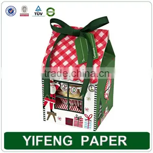 2016 Kraft Paper 4 Grid Muffin Cups Biscuit Sweet Portable Packing Cake Box With Paper Tray Pvc Window Wedding gi thumbnail-5
