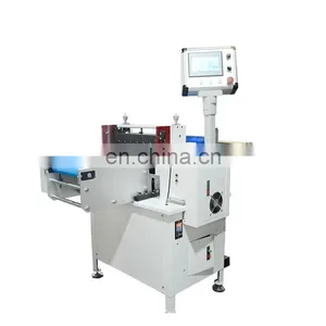Customized Automatic Adhesive Waxed Woven Filter Wool Cutting Machine thumbnail-1