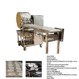 Automatic Lumpia Roller Lumpia Wrapper Making Machine Lumpia Wrapper Maker Spring Roll Wrapping Machine for Sale thumbnail-3
