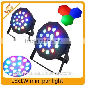 Vitop Factory Stage Mini Flat Par Light 18x3watt Rgb 3in1 Indoor Mini Par Light thumbnail-1
