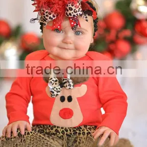 2015 New Arrival Infant Christmas Pijamas ,kids 100% Cotton Pyjamas ,animal Kids Red Deer Pajamas MY-IA0021 thumbnail-5