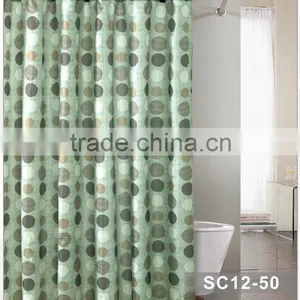 Folding Thick Extra Long Shower Curtains thumbnail-1