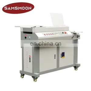 Professional Heavy Duty Max Binding Length 320Mm A4 Hot Met Gule Book Binding Machine thumbnail-3