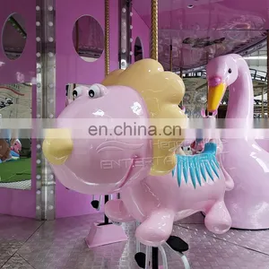 Outdoor and Indoor Carousel Horse Children Fun Games Merry Go Round for Sale thumbnail-5