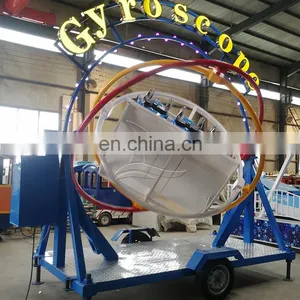 Hot Selling Human Gyroscope Rides Fun Park Playground Human Carnival Rotating Gyroscope Rides thumbnail-4
