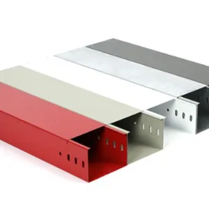 Standard Gi Galvanized Steel Metal Perforated Cable Tray thumbnail-1