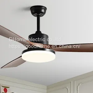 52 Inch Ceiling Fan Light Solid Wood Fan Light LED Non Flashing Ceiling Restaurant Light（Wechat:13510231336） thumbnail-3