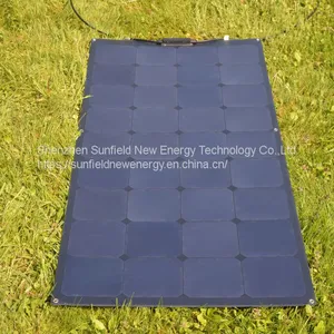 100W 120W 130W 19.8V Mono Solar Panel Flexible SunPower Cells Lightweight on Rooftop thumbnail-4