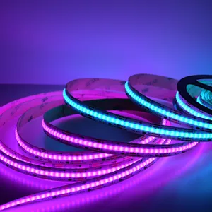 New Trends Dam Type COB Digital RGB LED Strip COB RGB LED Strip Light High Density Without Dark Area New Dam Type COB Strip thumbnail-2