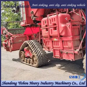 Customized Modification of Rubber Track Wheel Wheat Harvester With Strong Off-road Performance thumbnail-5
