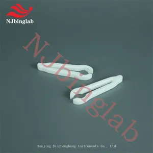 NJbinglab Customized PTFE Tweezers, Non-contaminating and Inert to Virtually All Chemical Reagents thumbnail-1