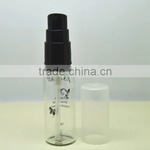 30ml Tubular Glass Bottle With Plastic Lotion Pump ,skincare Glass Bottle thumbnail-1
