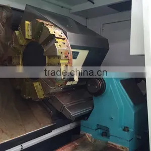 TSC36L Slant Bed Cnc Lathe for Processing Aluminum Pulley/metal Lathe Linear Rail 5000rpm 56mm Spindle Bore 6'' Hydraulic Chuck thumbnail-5
