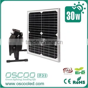 30W Portable Motion Sensor Rechargeable Led Solar Flood Light Projector thumbnail-3