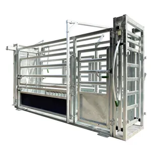 High Quality Cattle Chute Crushes Cattle Squeeze Crush for Fencing Trellis & Gates thumbnail-6